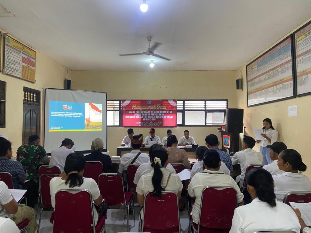 Musyawarah Desa tentang Perencanaan Desa dalam rangka Penyusunan Rencana Kerja Pemerintah Desa (RKP Desa) Desa Ngis Tahun 2026